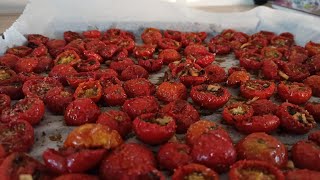 Tomates cerises confites au four [upl. by Mischa]