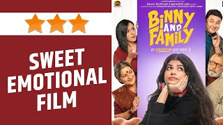 Binny And Family Review Varun Dhawans niece Anjini Dhawan impresses in this sweetfamily film [upl. by Nollahs]