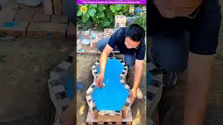 Amazing fish pool making 😍 viral Gadgets Smart Appliances Kitchen Utensils Home Inventions [upl. by Nnayr71]