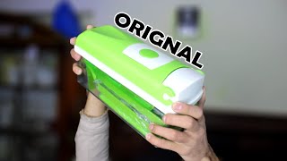 Nicer dicer plus Original product honest review  Chef Gadgets [upl. by Yelrahs]