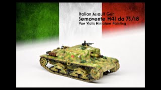 Semovente M41 da 7518 131ª Divisione corazzata quotCentauroquot  Warlord Games 28mm  156 [upl. by Izogn]