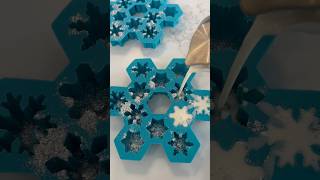 Christmas Ice In October ❄️☃️ asmr christmas icerestock satisfying icecube viral shorts fyp [upl. by Eiromem]