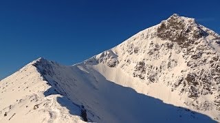 CMD Arete and Ben Nevis  Solitude on the CMD Arete and Ben Nevis in stunning Winter condition [upl. by Aleak]