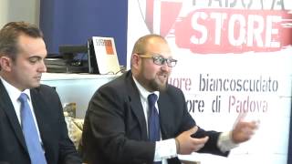 Presentazione sinergia GsportCalcio Padova al Padova Store [upl. by Einittirb]