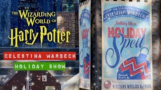 CELESTINA WARBECK Holiday Spell FULL PERFORMANCE  Wizarding World of Harry Potter Universal Orlando [upl. by Nryhtak]