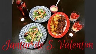 EMENTA COMPLETA PARA JANTAR DE S VALENTIM  Especial Dia dos Namorados [upl. by Atile]