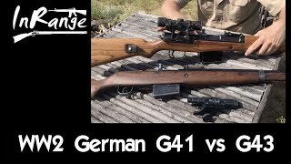 WW2 German SemiAutomatic Rifles The G41 vs the G43 [upl. by Oriole]