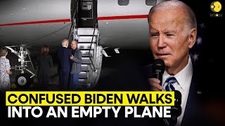 Did US President Joe Biden walk into an empty plane  WION Originals [upl. by Gerick29]