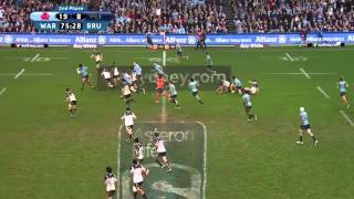 Anatomy of a Try Bernard Foley vs ACT Brumbies [upl. by Skerl]