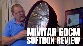 Mivitar Parabolic 2362 inches 60CM Softbox Review [upl. by Naneek]