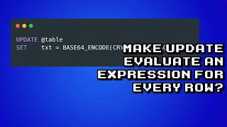 Can Update Evaluate an Expression for Every Row Easy Tutorial [upl. by Hapte545]