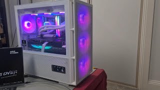 MOSTLY white gaming pc deepcool ch560 digital build guide am5 7900xrtx4080msi b650 mpg edge wifi [upl. by Cassell]