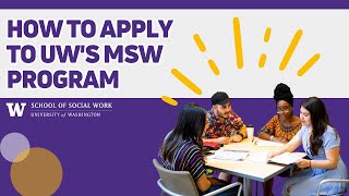 How to Apply to UWs MSW Program [upl. by Ehsiom346]