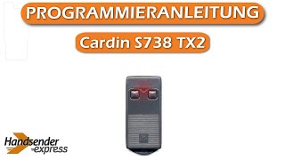 Wie programmiert man eine Fernbedienung Cardin S738 TX2 [upl. by Bodwell]