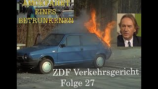 Verkehrsgericht 27 Amokfahrt eines Betrunkenen  ZDF 1991  mit ClausDieter Reents ua [upl. by Rehpotsrihc]