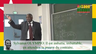 Sylvanus OLYMPIO  Imbattu imbattable en attendant la preuve du contraire [upl. by Berky]