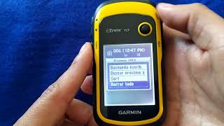 GPS Garmin Etrex 10  Tutorial 3 [upl. by Caprice605]