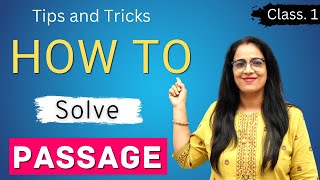 Unseen Passage  How to Solve a Passage  Solving Tricks  English With Rani Maam [upl. by Hyozo384]