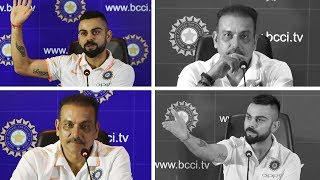 Kohli and Shastri  Before and after series defeats  Press Conference Compilation [upl. by Pain791]