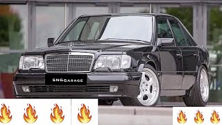 Mercedes 73L V12 W124 BRABUS E V12S  GLORIFIED GERMAN TAXI  BRABUS DIESEL [upl. by Aliehc349]