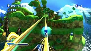 Sonic Generations PC  Green Hill Zone Act 2 Speedrun 14180 [upl. by Stephanie]