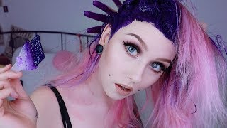 Dying my Hair Purple ☯ FROM PINK TO PURPLE with IrresistibleMe [upl. by Jolie]