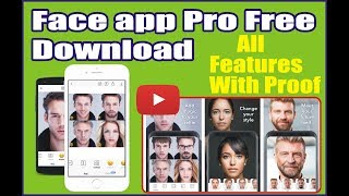 Face app Pro Free Download  How to Get Free FaceApp Pro Everything Unlocked  Face app Pro Download [upl. by Annyahs]