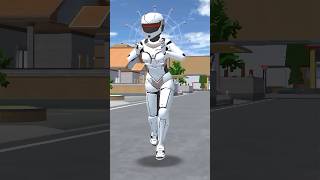 Robot 🤖 is fear from ghost 🤧👻sakuraschoolsimulator shortsfeed shortstrendingshorts games video [upl. by Yrevi]