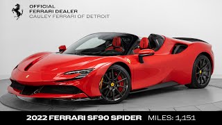 2022 Ferrari SF90 Spider with the Assetto Fiorano Package [upl. by Gerdeen]