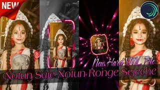 NOTUN SAJE NOTUN RONGE SEJECHE SOBARI MON  NEW DUGGA PUJAR SPECIAL VIDEO EDITING [upl. by Ydok]