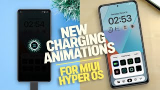 Get New Charging Animations For MIUIHyperOS [upl. by Groeg]