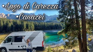 Lago di Carezza e Canazei  Road Trip in Camper Day 12 [upl. by Missy]