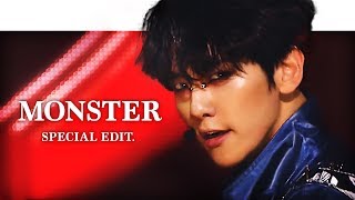 EXO 엑소  Monster Stage Mix교차편집 Special Edit [upl. by Esirehs]