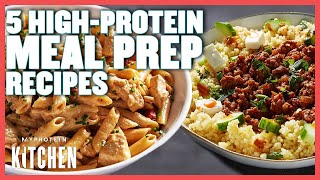 5 HighProtein Meal Prep Recipes  Simple amp Delicious  Myprotein [upl. by Enyawad]