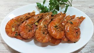 Gambones a la plancha con ajo y perejil  Receta fácil y Rápida [upl. by Ariane107]