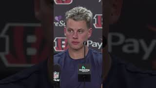 Joe Burrow knows exactly why Bengals are 14 [upl. by Ellertal]