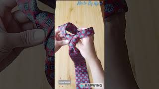 How to Tie a Necktie The Cafe Knot Tying a Necktie Tutorial Learn This Unique and stylish Tieknot [upl. by Calla35]