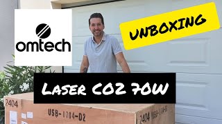 OMTech UNBOXING Laser CO2 70W Turbo series in 2024 [upl. by Dleifyar]