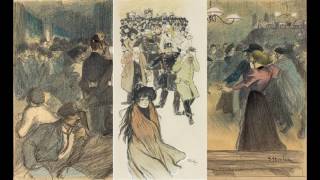 Theophile Steinlen 塞菲爾··施泰因倫 1859  1923 Art Nouveau French [upl. by Ruamaj]