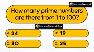 Multiples and Factors Quiz  Class 5 6 7 Maths Quiz  MCQ Part1 [upl. by Gregorius]