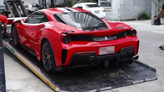 Ferrari 488 PISTA with IPE F1 exhaust system  LOUD [upl. by Edecrem718]