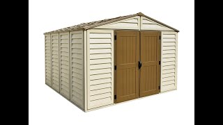 Duramax 10x10 Woodbridge Plus Outdoor Storage Shed installation Video [upl. by Htidirem]