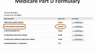 medicare part d formulary [upl. by Zoe]