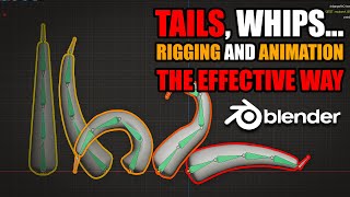 Rigging and animating tails whip and chains in blender the easy way [upl. by Fabrice]