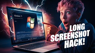 How To Take Long Screenshot In Laptop Windows 11  Full Webpage Scrolling Screenshot Win 11 [upl. by Etakyram]