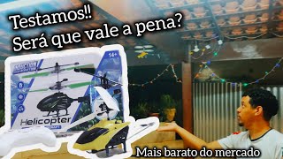 Testei o Helicóptero mais barato da Internet vale a pena ep059 [upl. by Malarkey75]