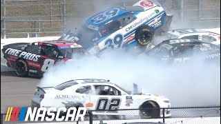 Josh Berry gets loose triggers massive wreck at New Hampshire [upl. by Blunt745]