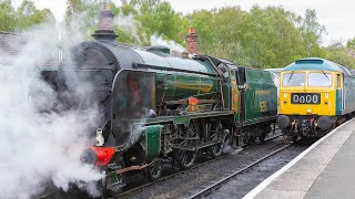 A Busy Day at Grosmont on the North Yorkshire Moors Railway [upl. by Yenffit]