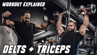 SMASHING SHOULDERS amp TRICEPS  FULL WORKOUT [upl. by Idonah]