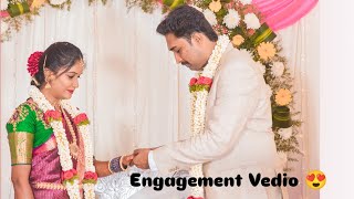 Engagement Vedio❤️😍✨  Adbutham Songengagementcandidvediolove Sukanya amp Tejas😍 [upl. by Hamford]